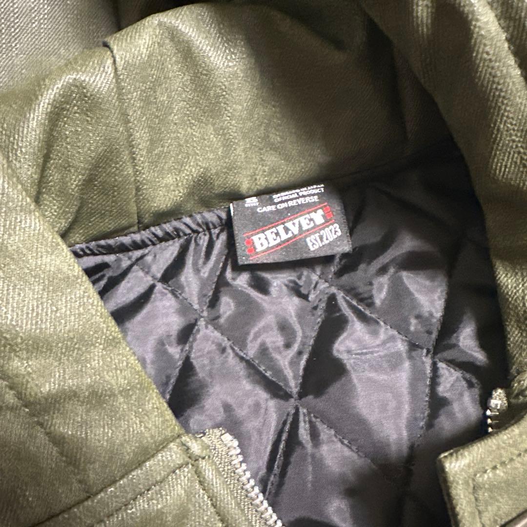 BELVETジャケットStar-Studded Leather Jacket