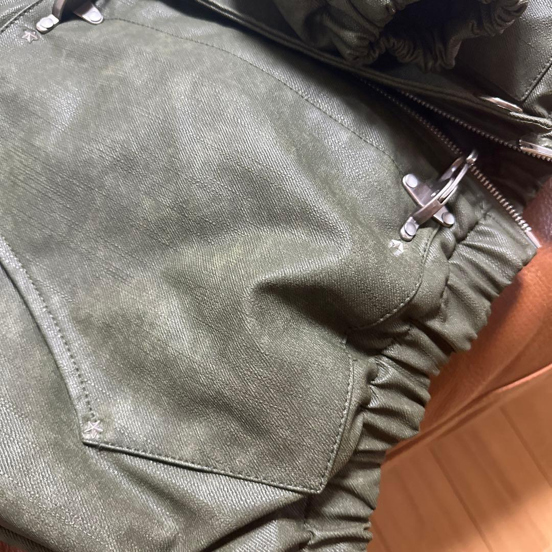 BELVETジャケットStar-Studded Leather Jacket