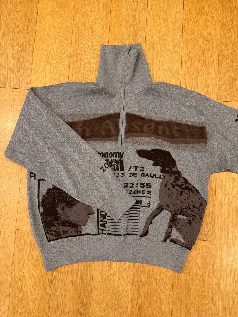 トップス Knuth Marf concept jacquard knit/gray