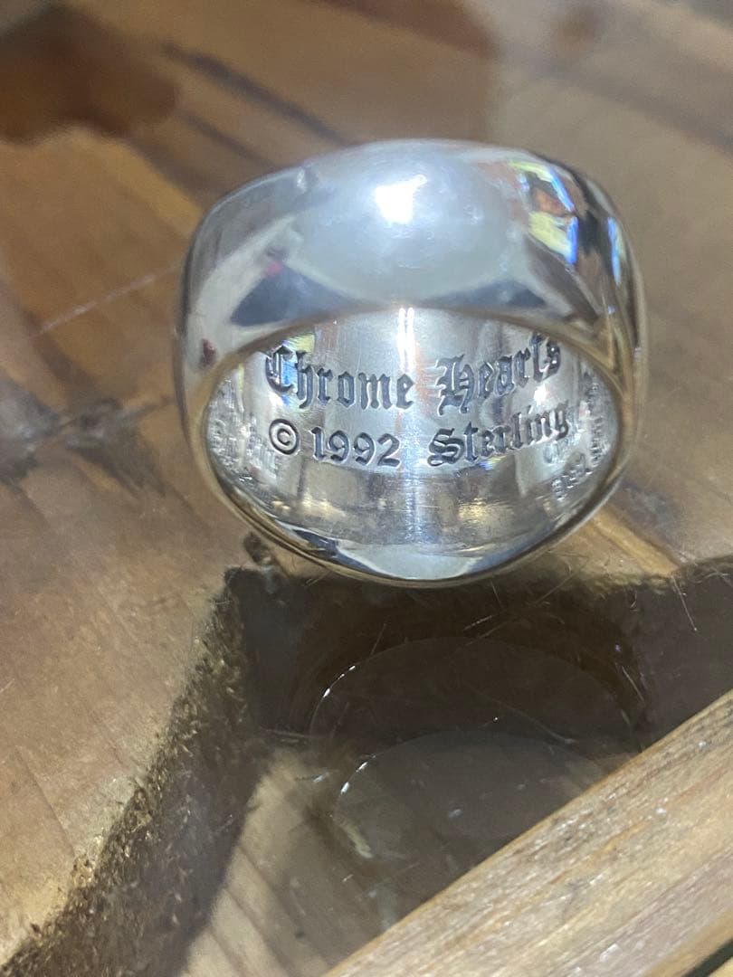 クロムハーツ　KEEPER RING リング　22号シルバー925 オニキス