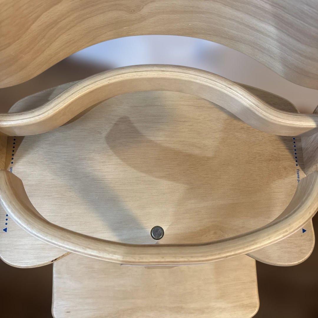 【美品・匿名配送】大和屋 すくすくチェアスリムプラス テーブル•ガード付属