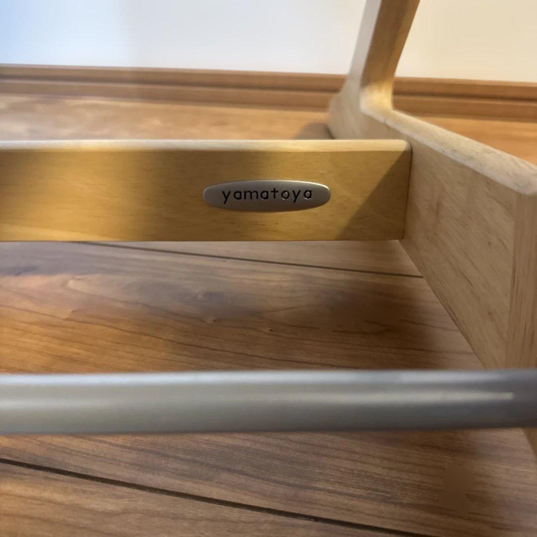 【美品・匿名配送】大和屋 すくすくチェアスリムプラス テーブル•ガード付属