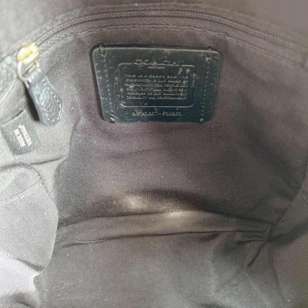 ✨美品✨COACH コーチ リュック バックパック レザー シボ革 ゴールド金具