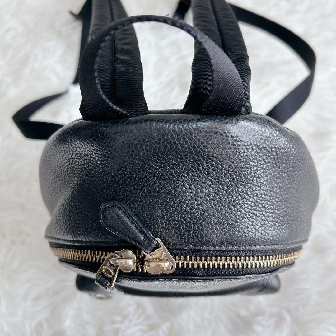 ✨美品✨COACH コーチ リュック バックパック レザー シボ革 ゴールド金具