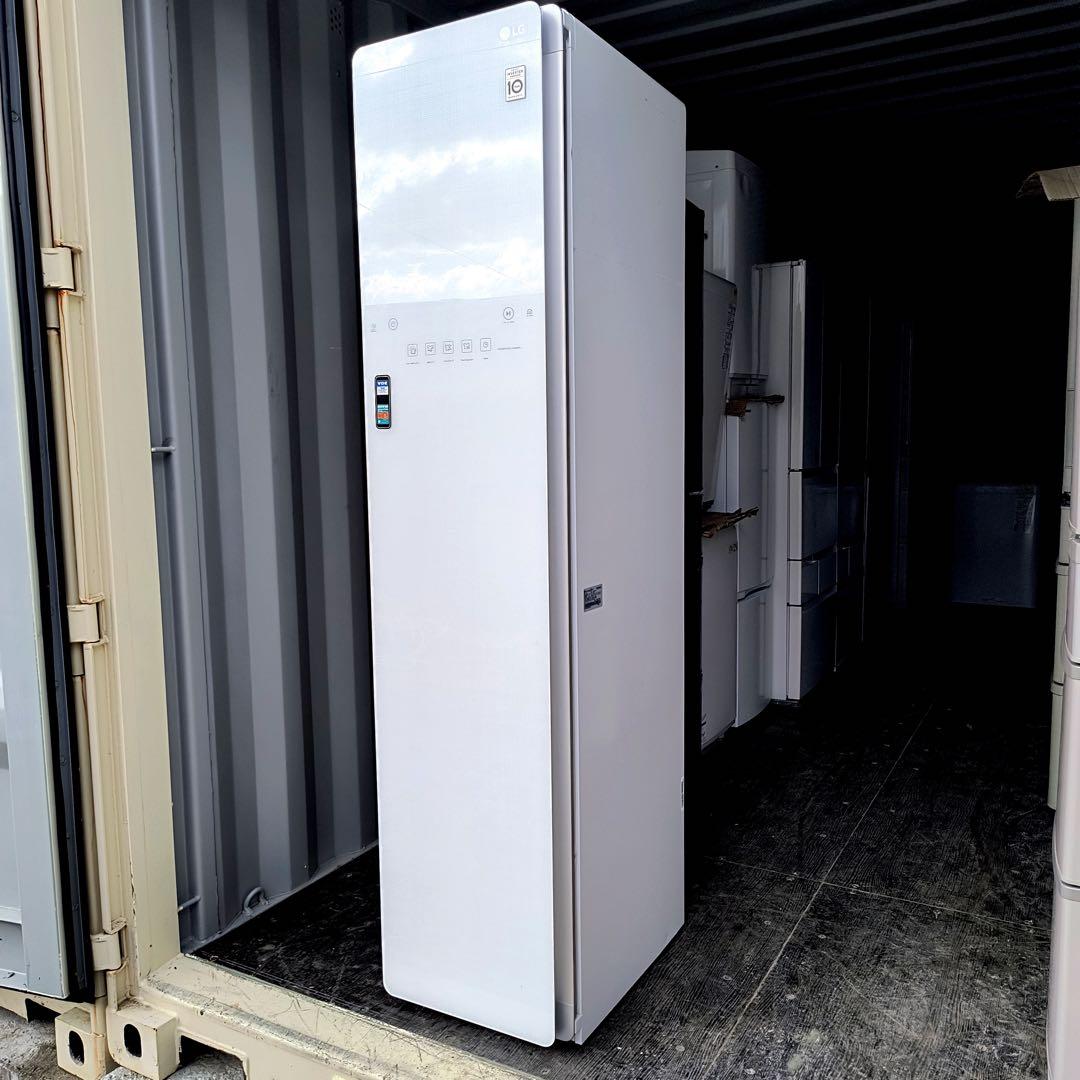 運搬取付無料！ホワイトLGstyler スタイリッシュ電機乾燥機！超美品完動品！