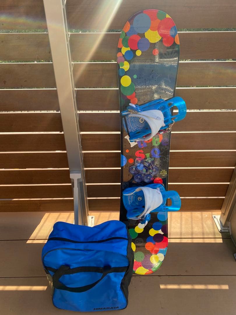 SLQジュニアスノボード3点セット　ボード+ビンディング+ブーツ　子供用