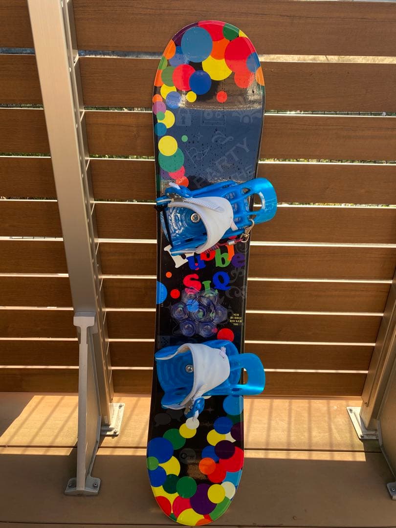 SLQジュニアスノボード3点セット　ボード+ビンディング+ブーツ　子供用