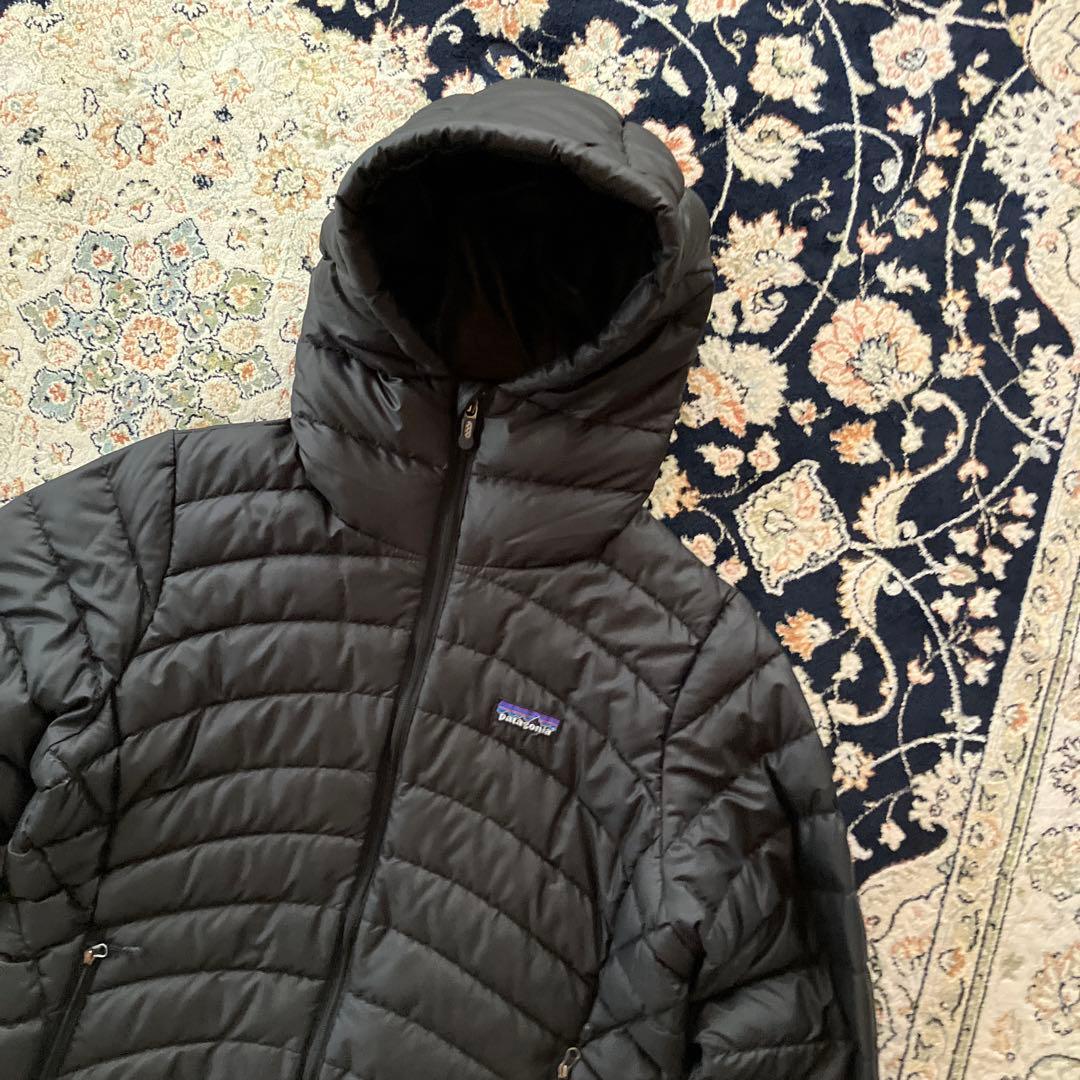 Patagonia ダウンセーターフーディ　ブラック　レディース　11年製