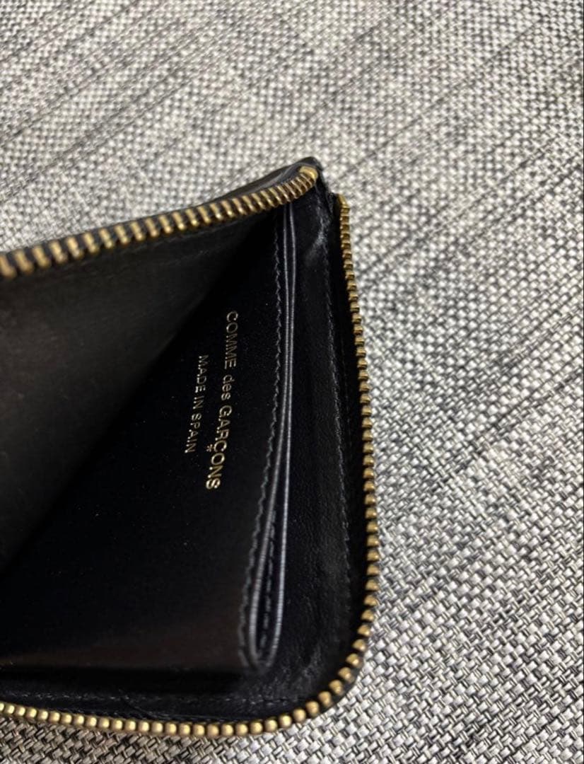 COMME des GARÇONS huge logo L字ジップ