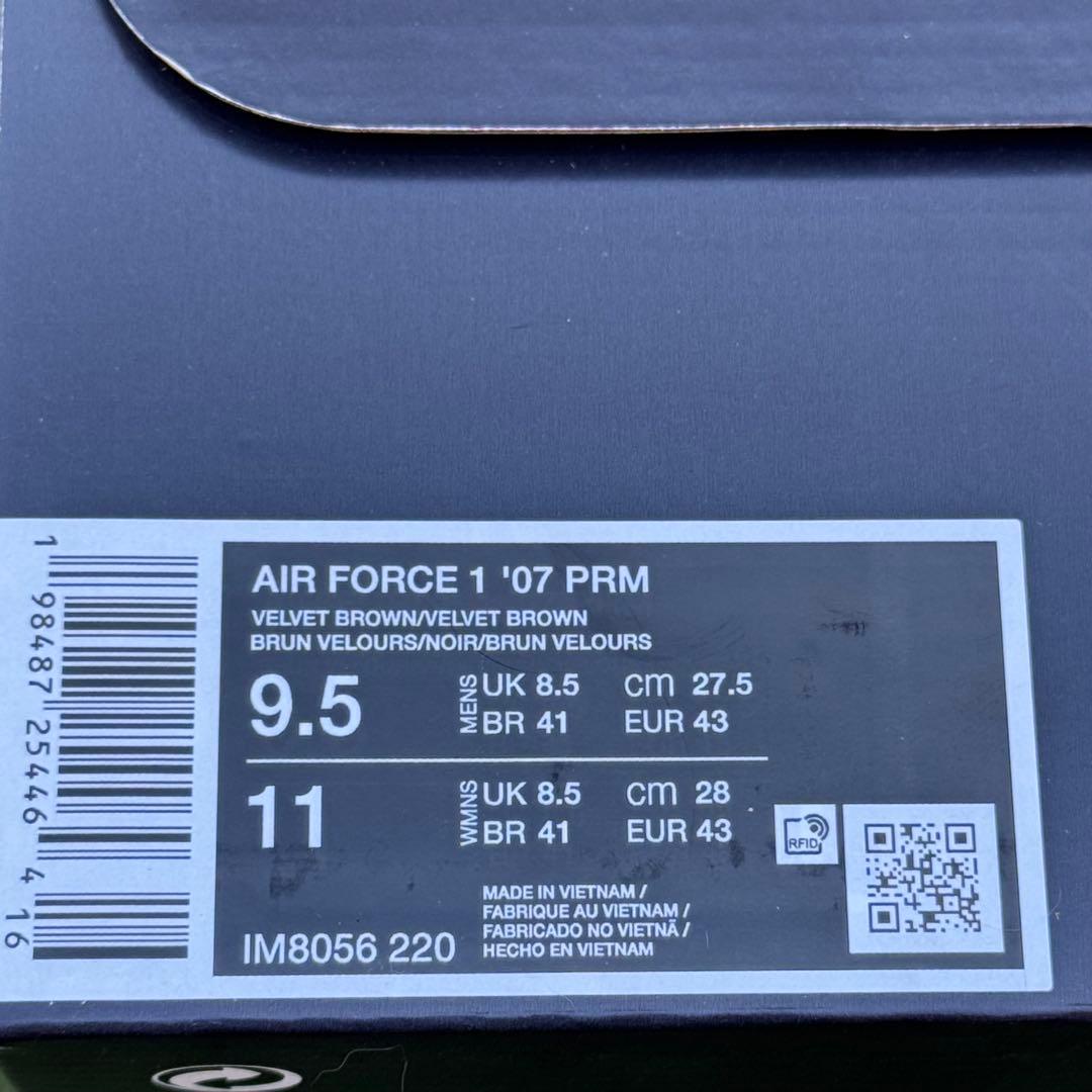 t*3様 新品 NIKE ナイキ エア フォース 1 '07 プレミアム 27.