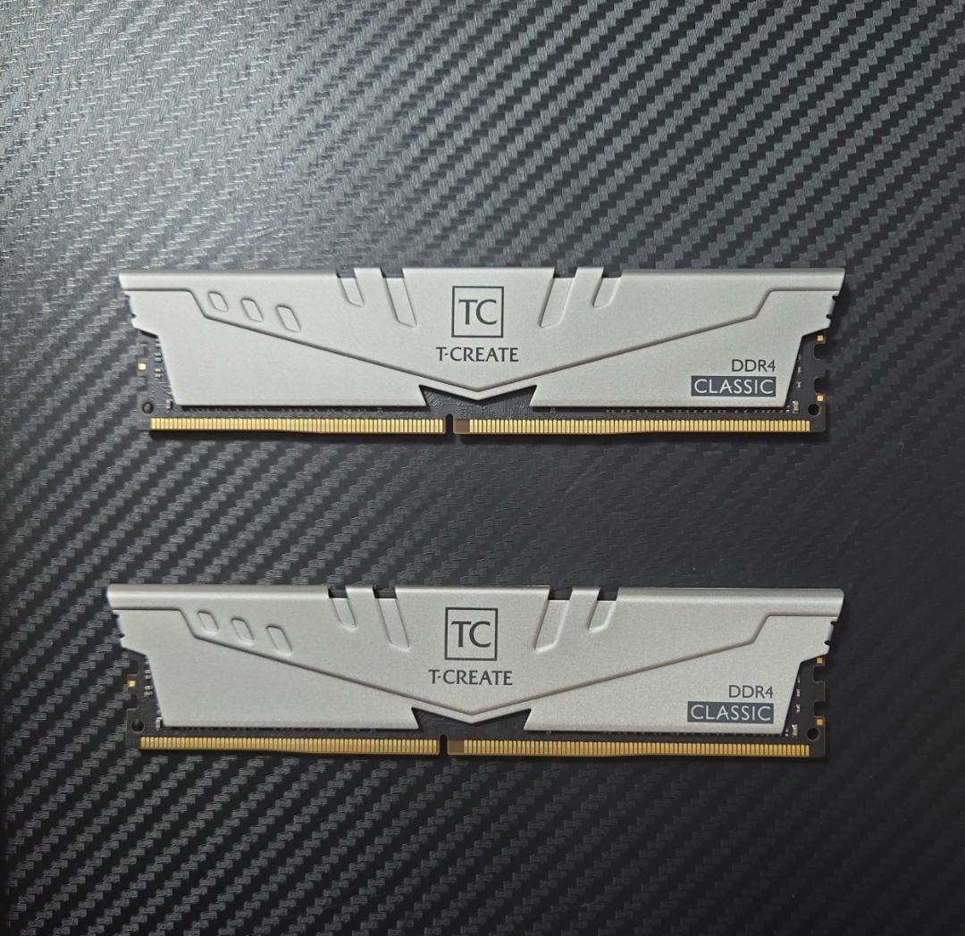 TEAMGROUP 64GB DDR4 メモリー 3200MHz 32GB×2枚