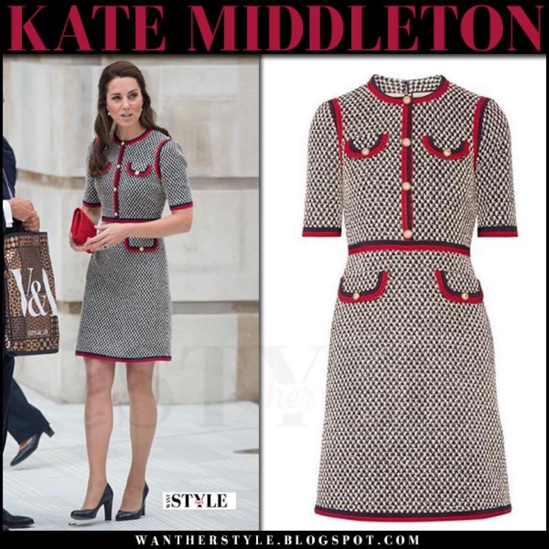 Valentino ツイードワンピース キャサリン妃着用