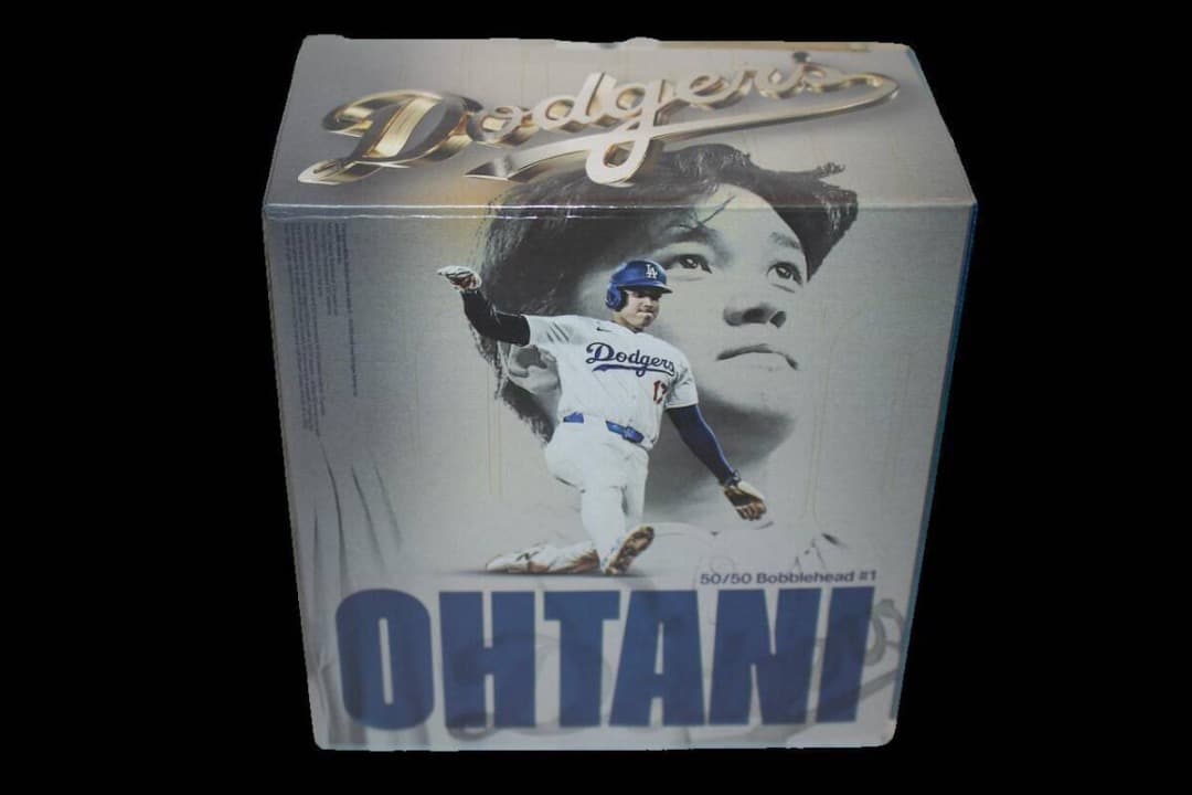 新品 大谷翔平 選手50/50 ボブルヘッド フィギュア人形 No.6