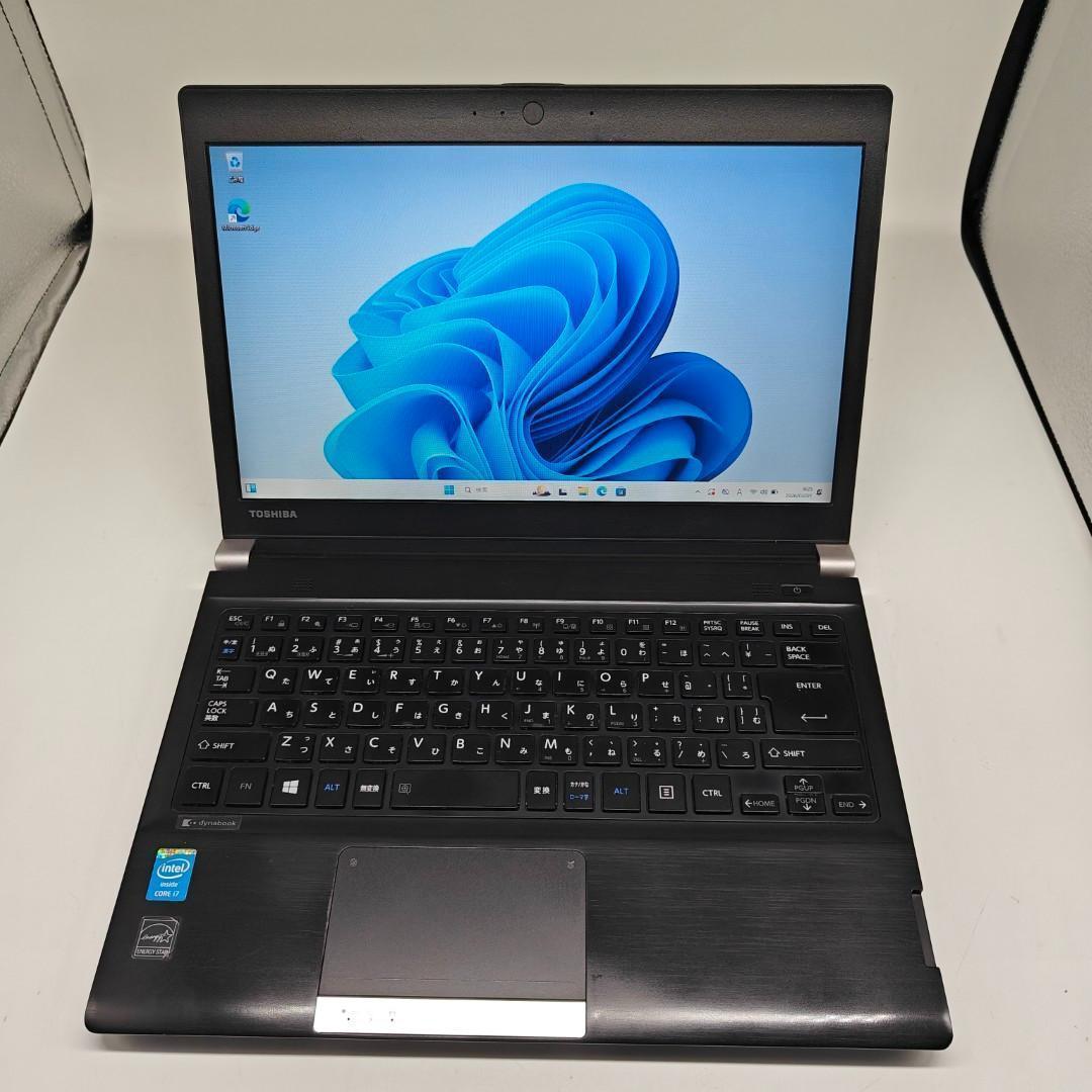 【東芝】R734 高速i7 SSD512GB 16GB ブラック ノートPC
