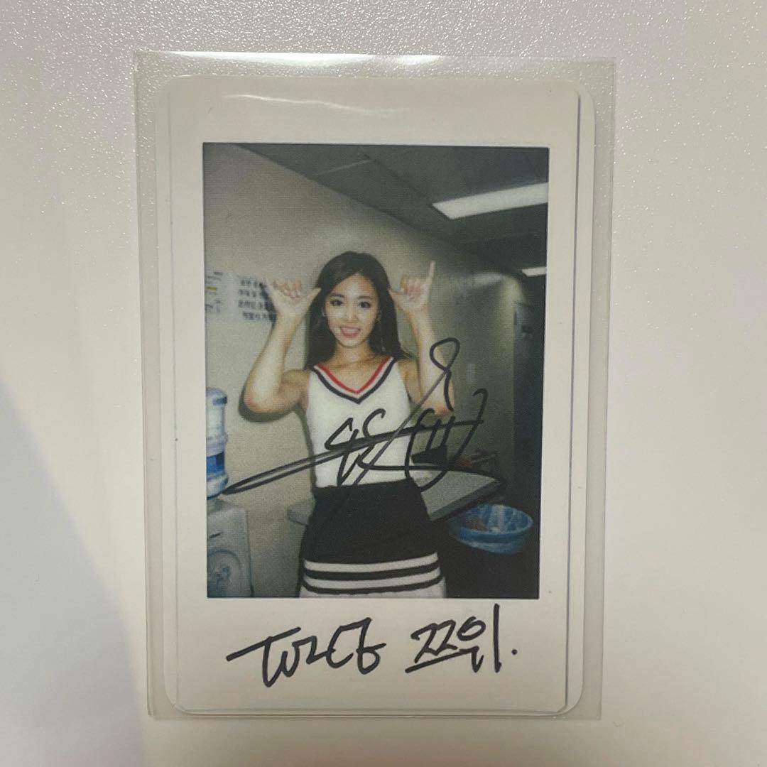 TWICE ツウィ サイン チェキ トレカ ポップアップ