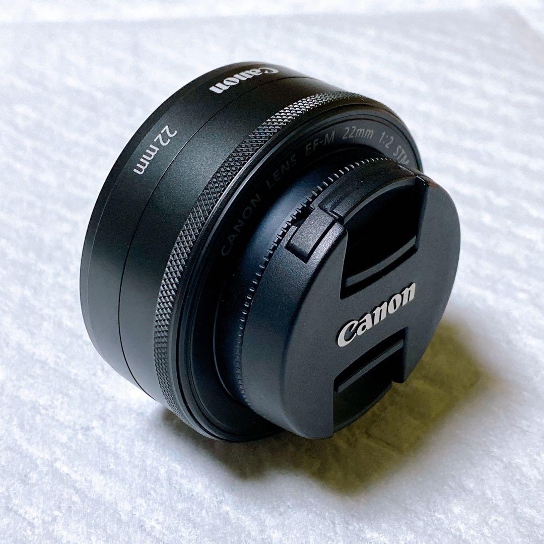 極美品 Canon 単焦点広角レンズ EF-M22mm F2 STM