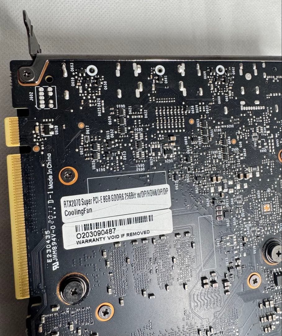 【作動保証】GeForce RTX2070 SUPER 8GB GDDR6