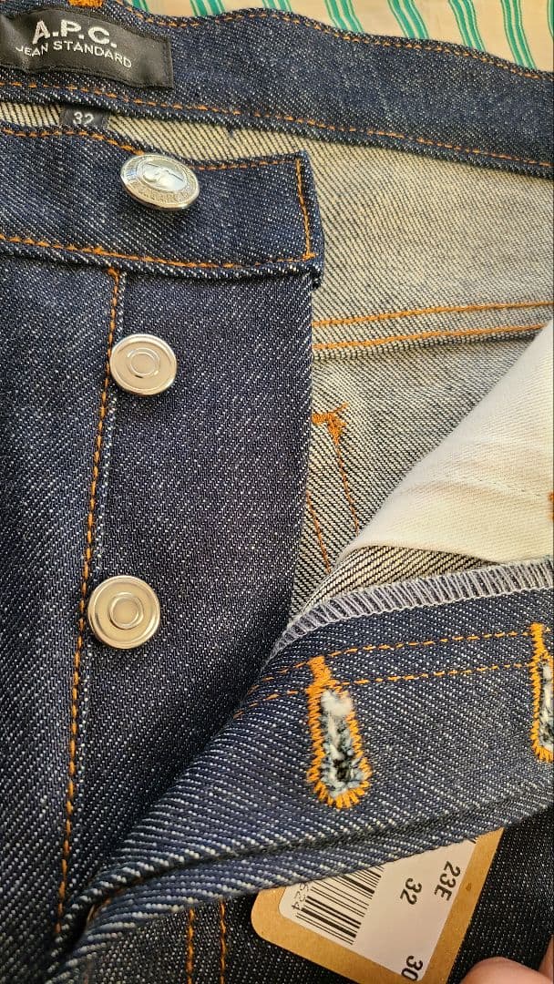 【新品】 A.P.C. スタンダード ジーンズ デニム 32 インディゴ 赤耳