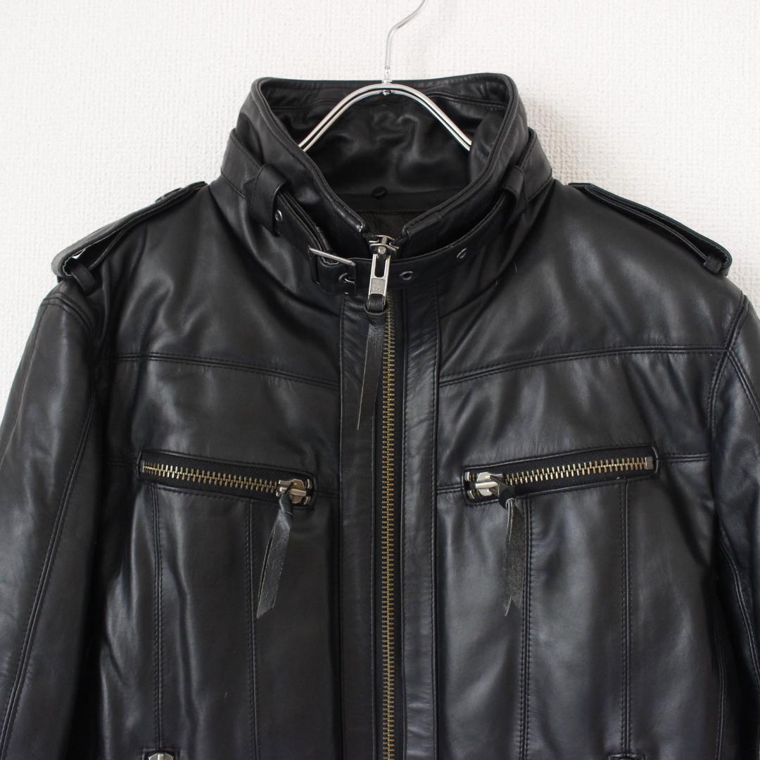 リュウグウレザー 馬革ダウンジャケット M ホースレザー