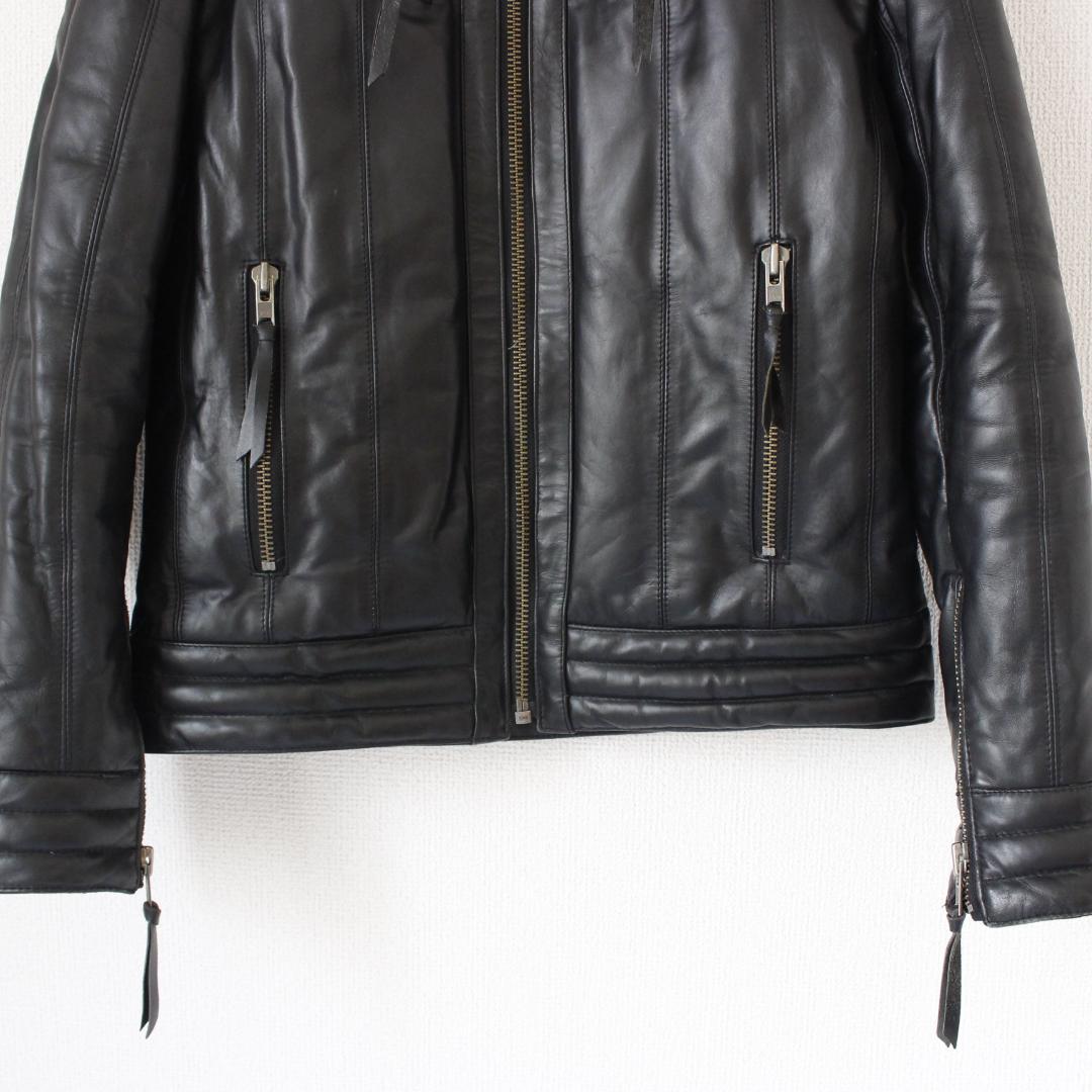 リュウグウレザー 馬革ダウンジャケット M ホースレザー