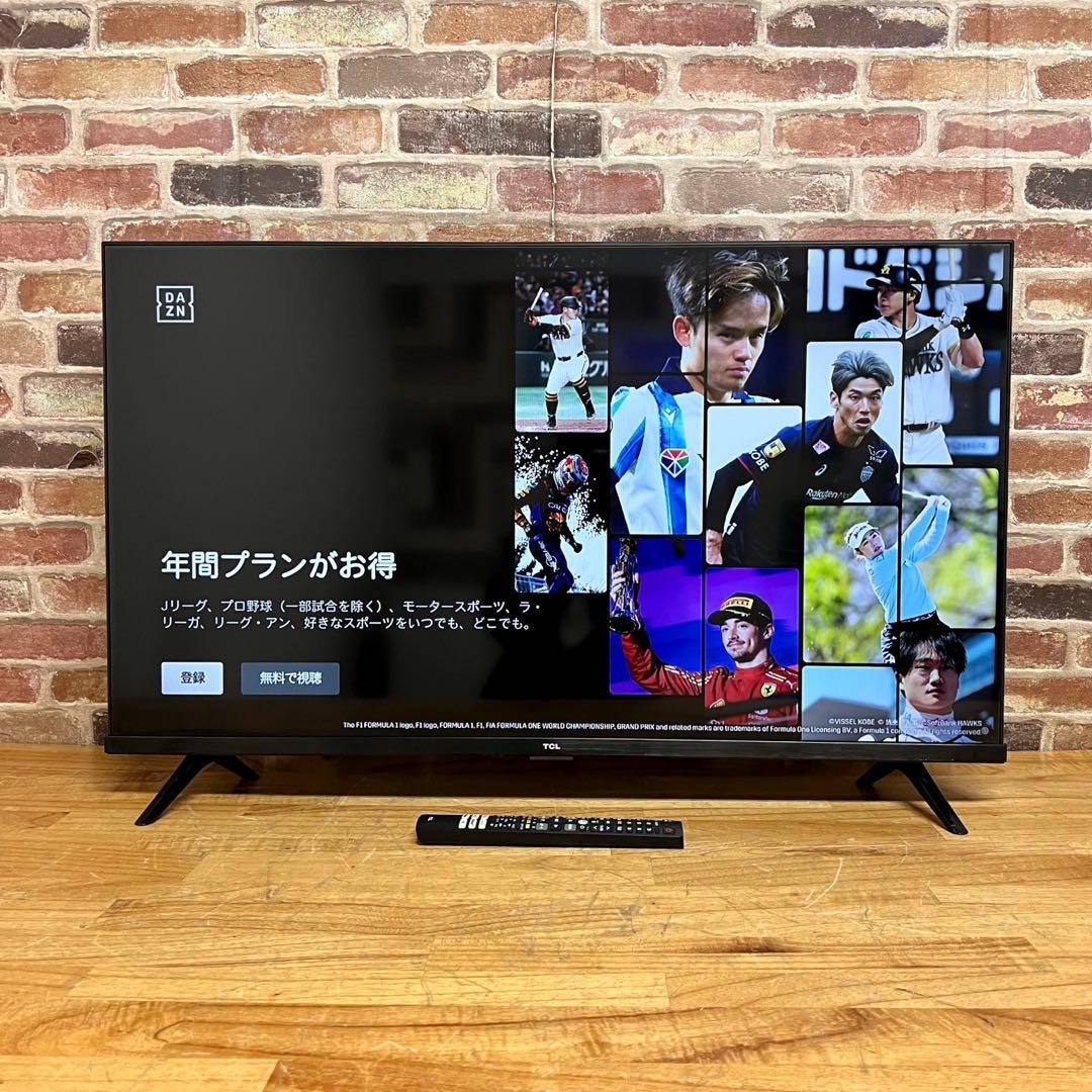 TCL 40V型 液晶テレビ Android TV 40S5200B 動画アプリ