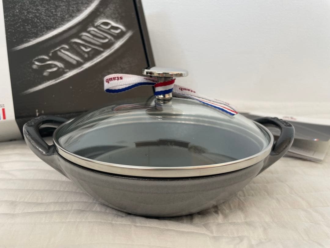 〈新品〉ストウブ　ベビーウォック　グレー