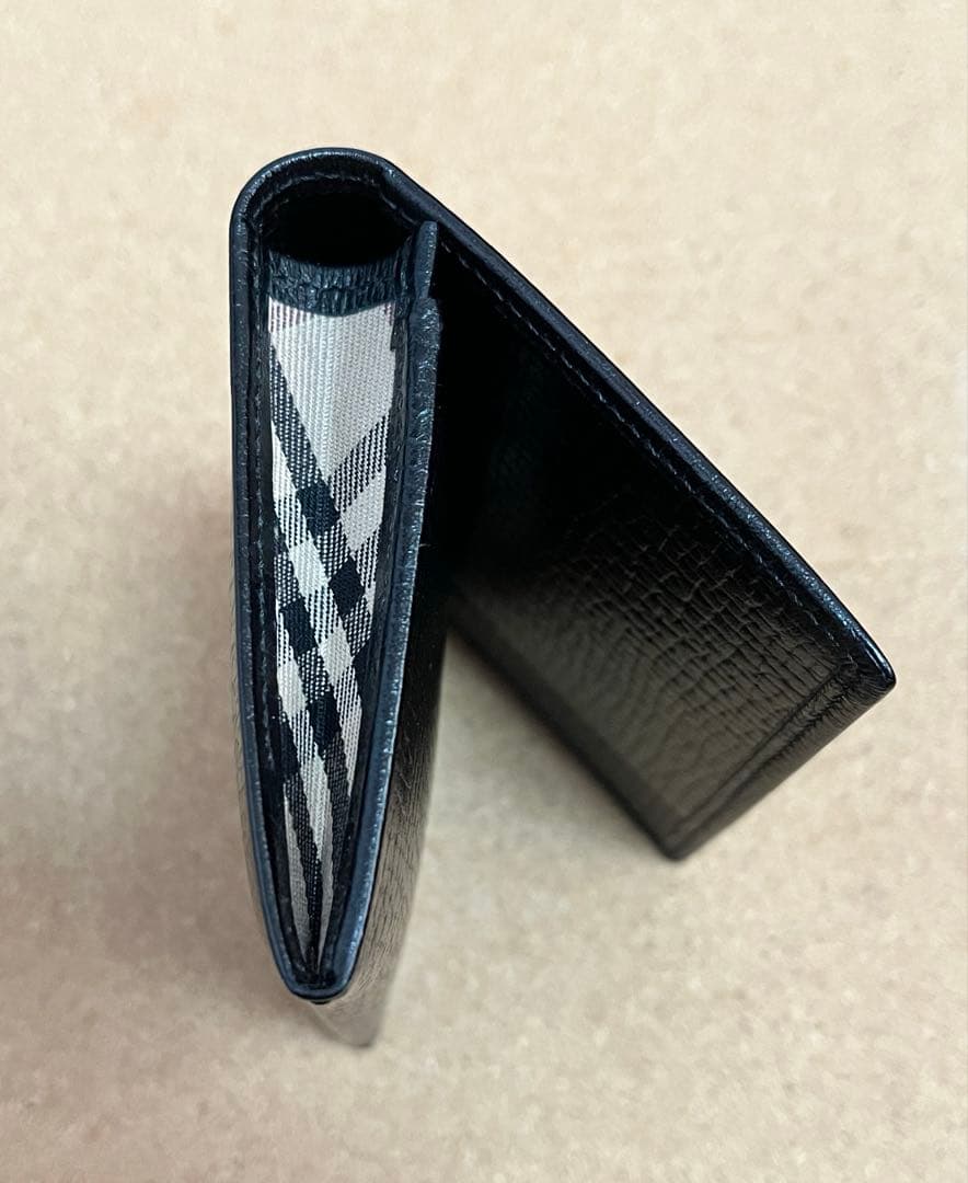 【美品】Burberry バーバリー カードケース 名刺入れ ブラック