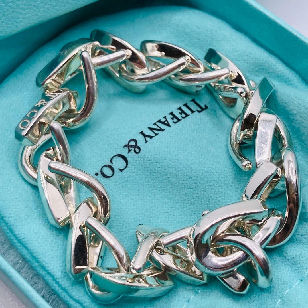 k*o様 極美品✨ ティファニー ブレスレット フォージ ラージ　AG925