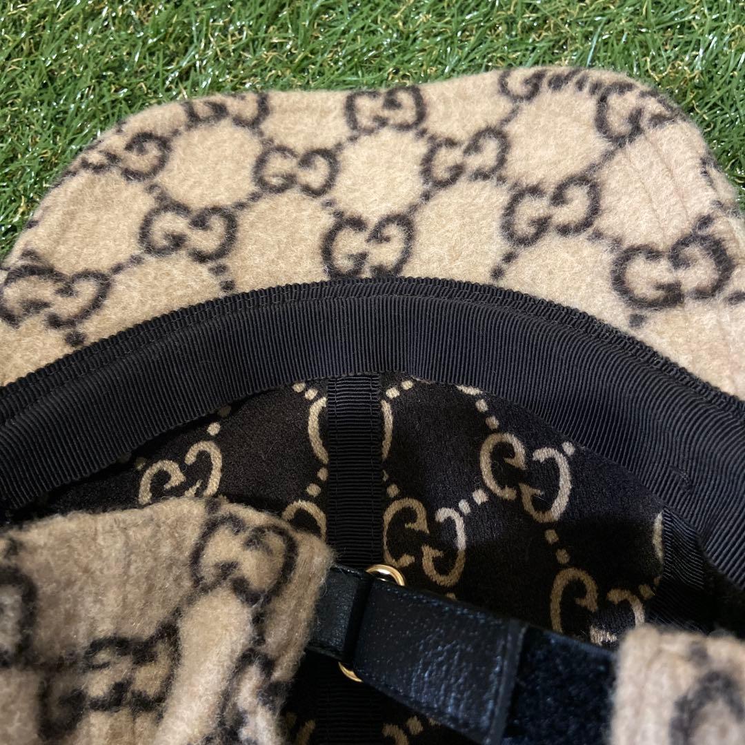 GUCCI ウール GGパターンキャップ