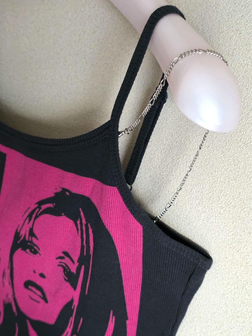 HYSTERIC GLAMOUR キャミソール チェーンストラップ付き