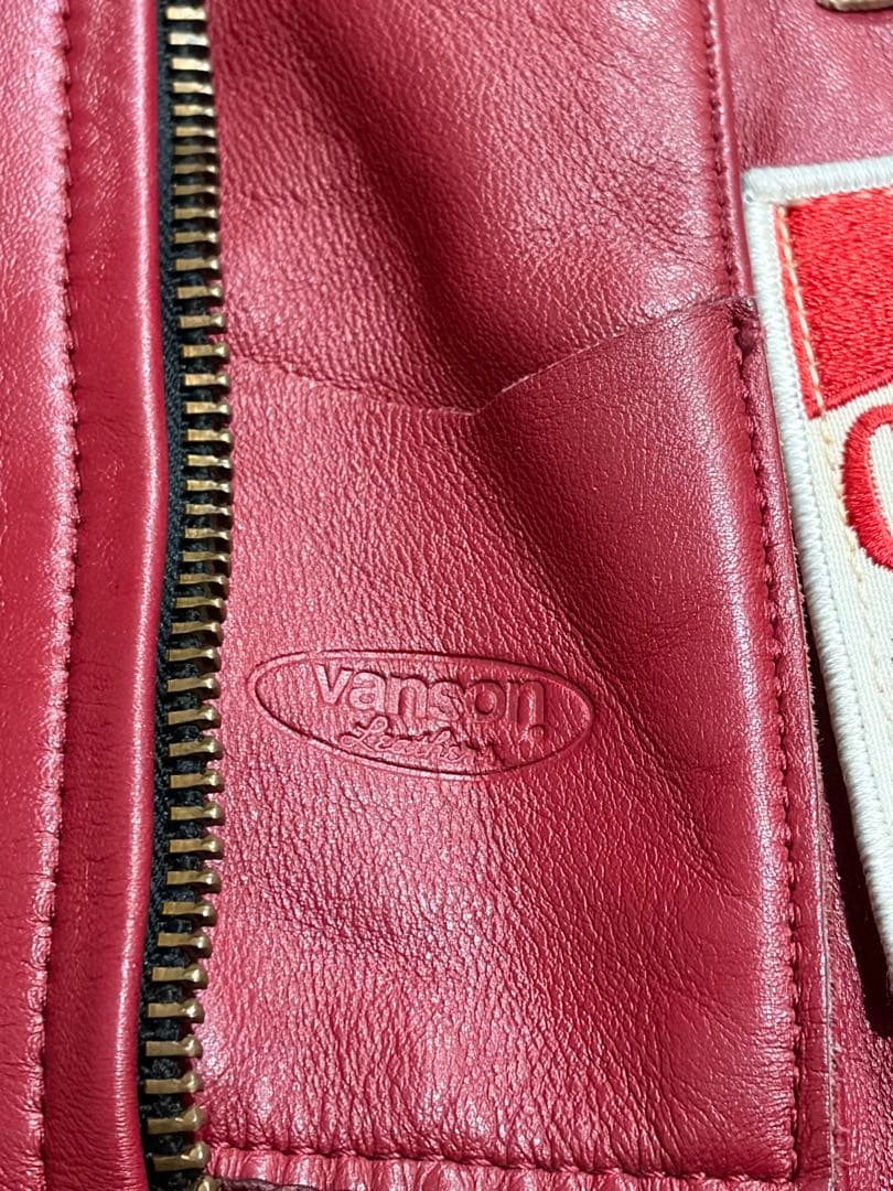 vanson バンソン　希少ステッチスター　サイズ38