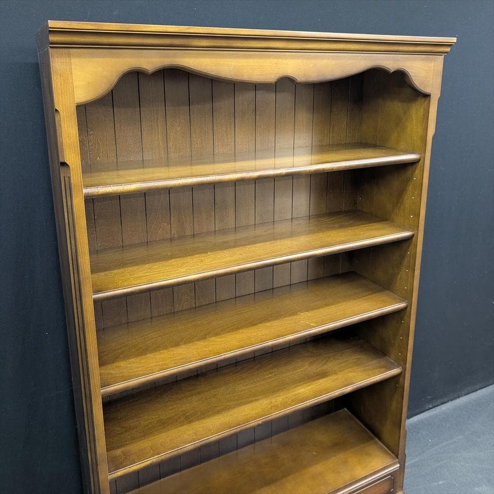 カリモク　コロニアル　本棚　本箱　書棚　ラック　ブックシェルフ　キャビネット　B