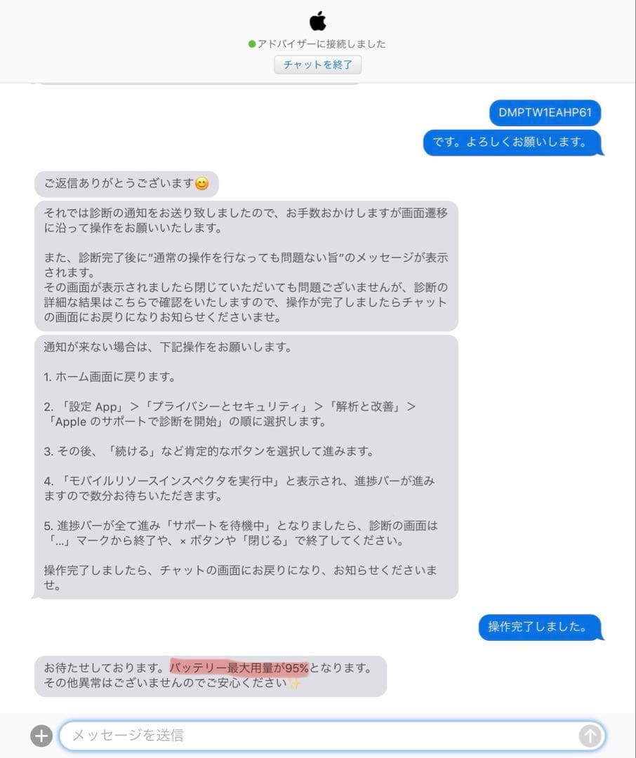 iPad Wi-Fi+Cellular 32GB バッテリー95%