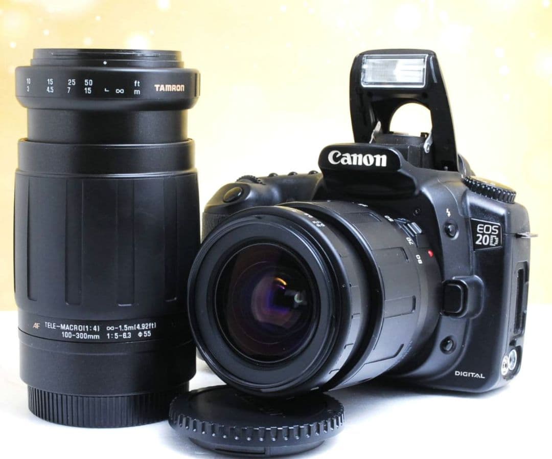 WT様　CANON　EOS 20D ダブルレンズ⚡️初心者⚡️超望遠　キャノン