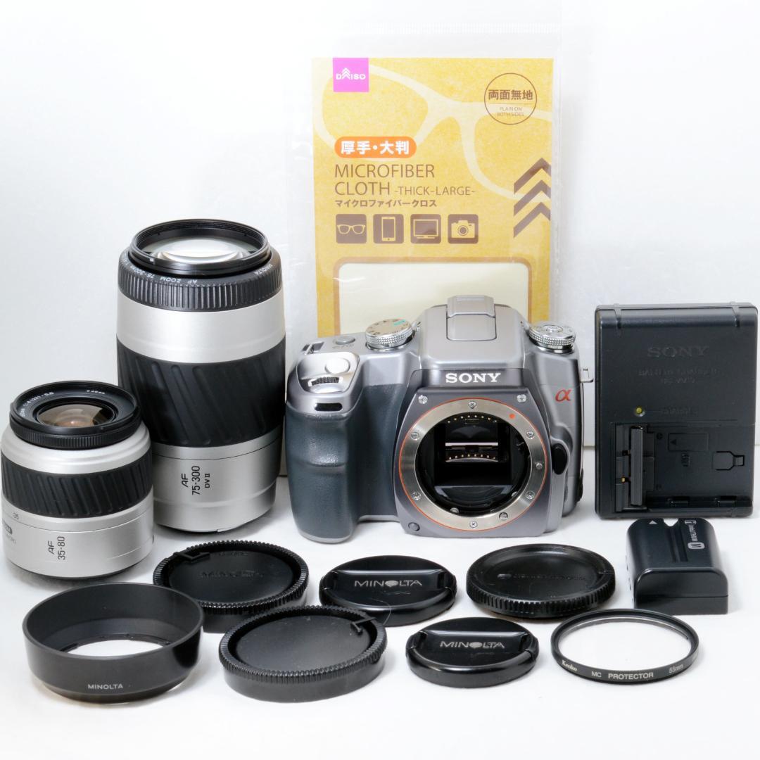 ⭐️美品⭐️SONY ソニー α100 300mmダブルズームセット シルバー
