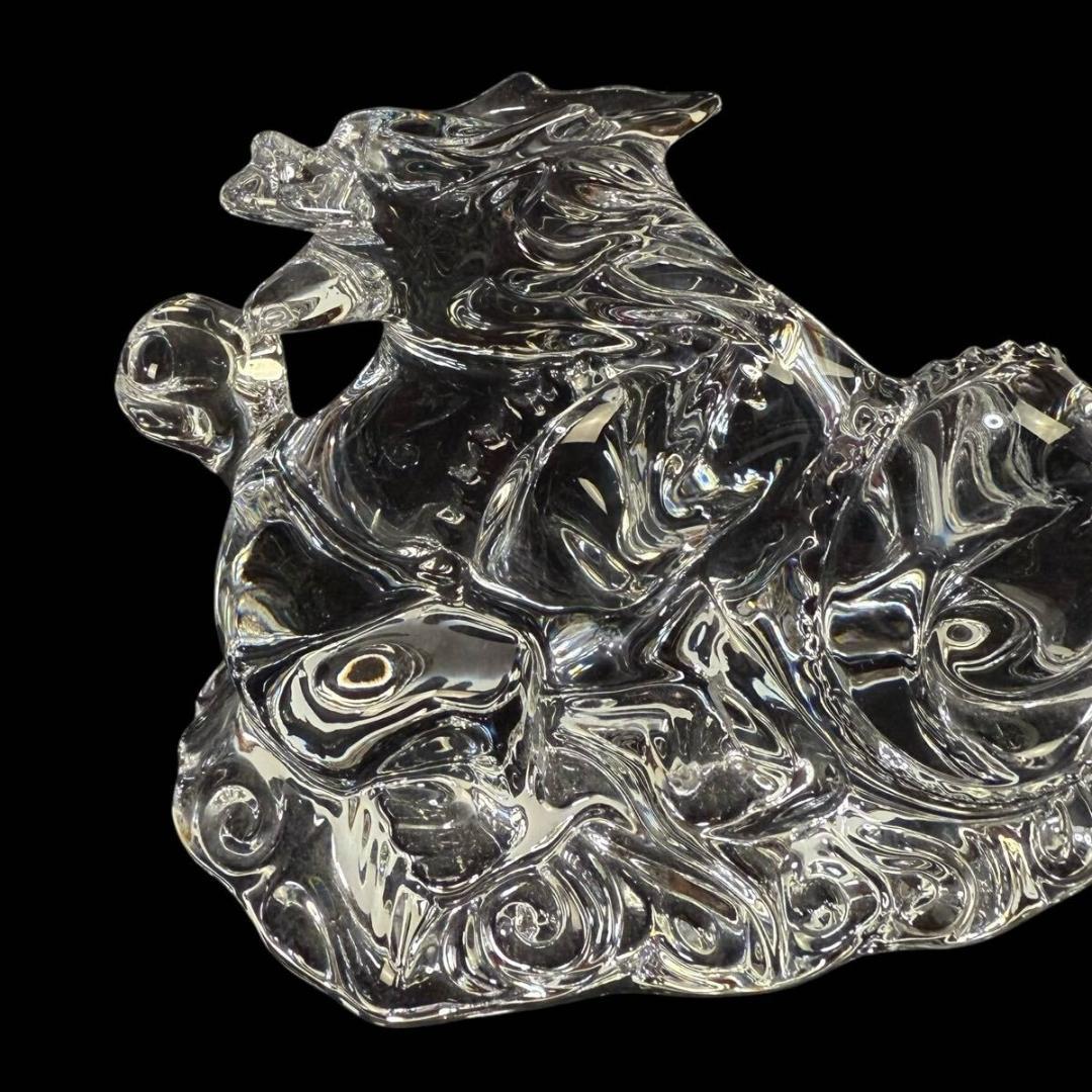 【未使用】Baccarat 干支 辰 クリスタルガラス フィギュリン 置物元箱付