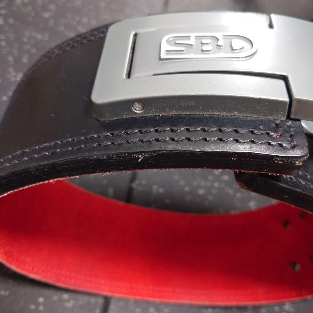 SBD トレーニング・パワーベルト 黒/赤 Sサイズ