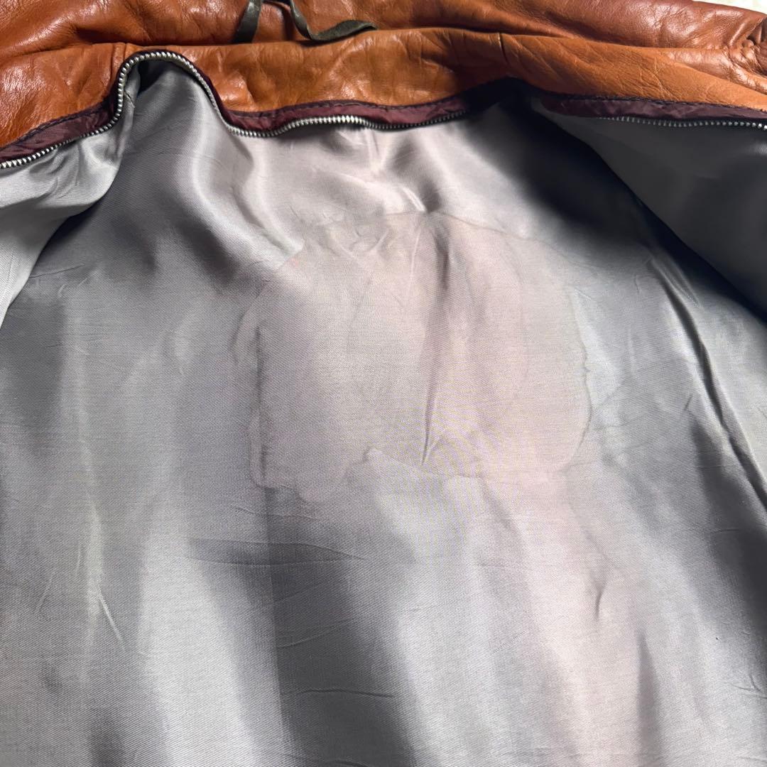 70s後半 Schott ヴィンテージ レザージャケット 42 TALON ボア