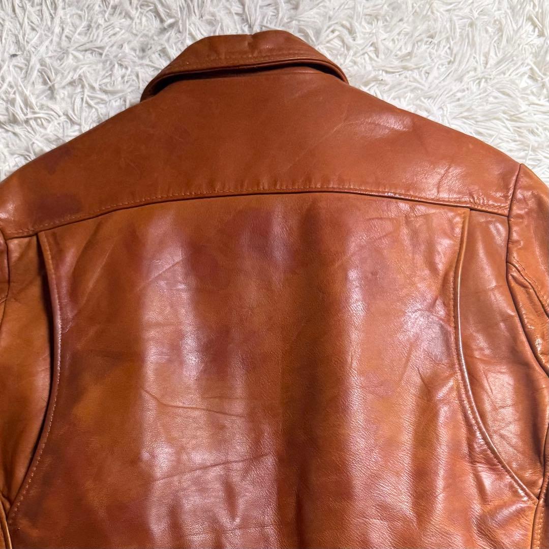 70s後半 Schott ヴィンテージ レザージャケット 42 TALON ボア