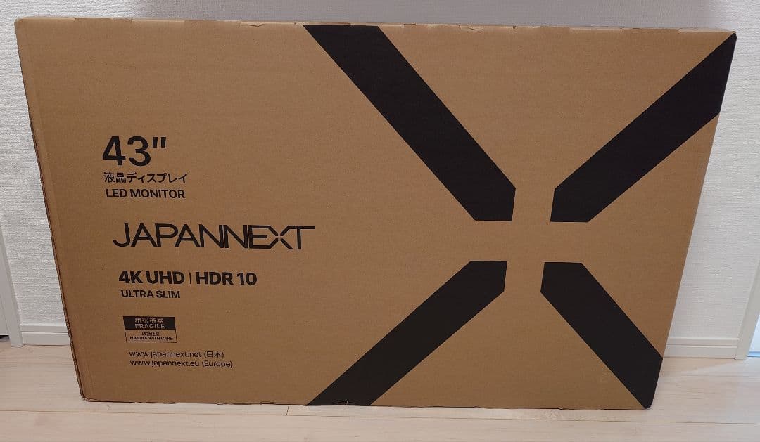JAPANNEXT 43インチモニター 4K JN-IPS4302TUHDR