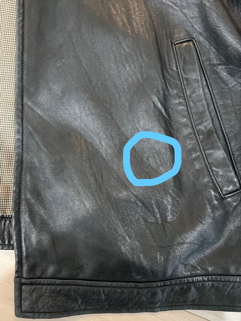 Polo by Ralph Lauren レザースイングトップ XXL ブラック