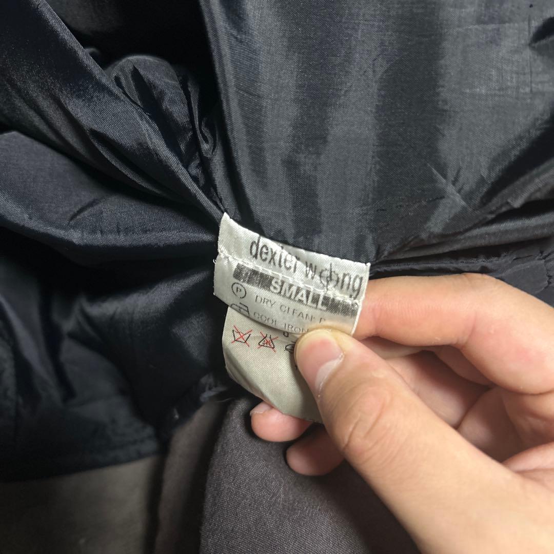 dexter wong ninja 燕尾ナイロンフーディー 中綿