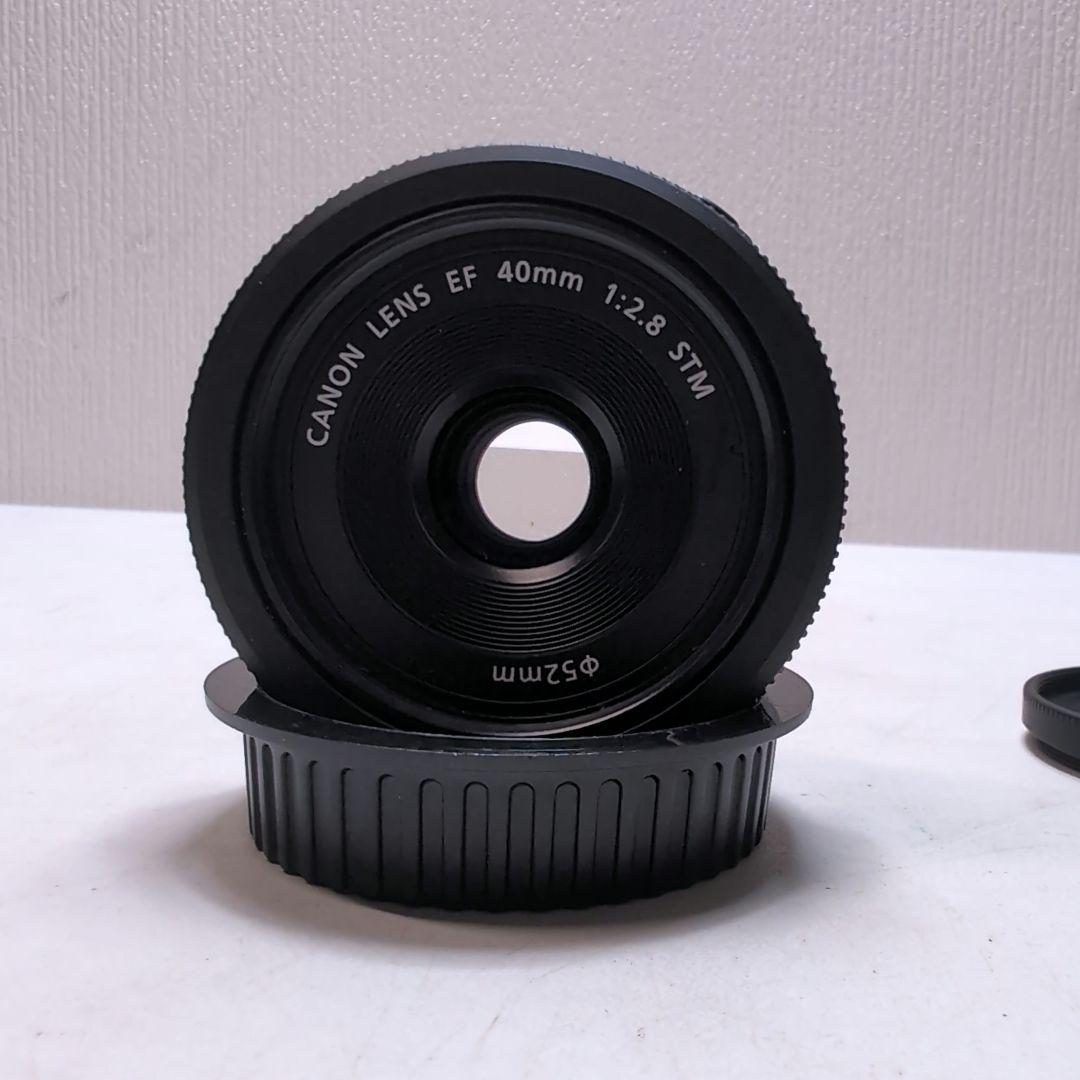 【美品】キヤノン Canon EF 40mm F2.8 STM　レンズフード付き