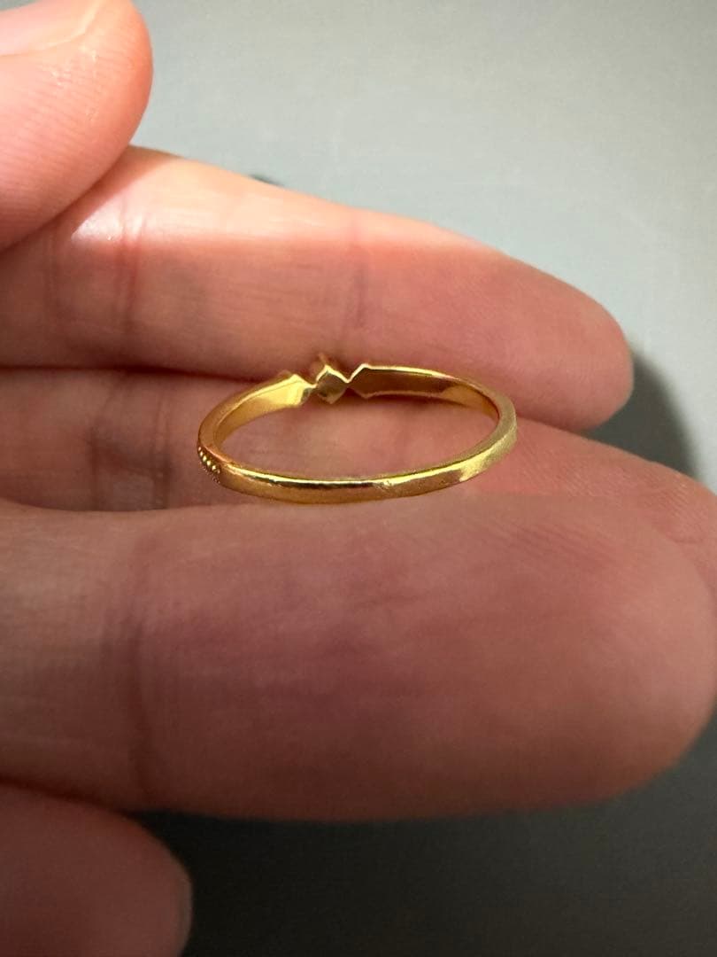 jupiter ダイヤモンド付きゴールドリング K18