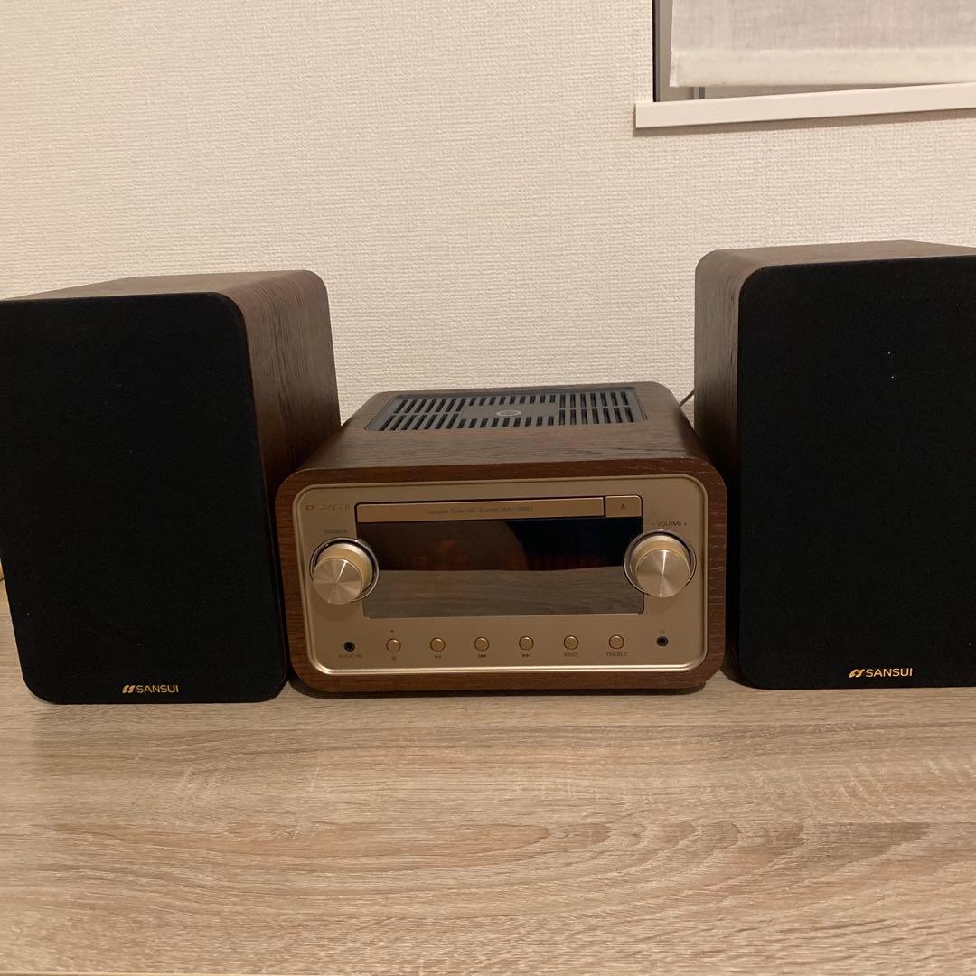 真空管搭載SANSUI ハイブリッドミニコンポ SMC-300BT