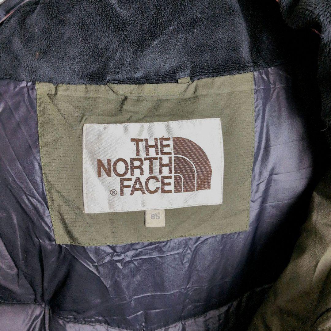 ノースフェイス ダウンジャケット ハイベントロングコート 刺繍ロゴ ファー