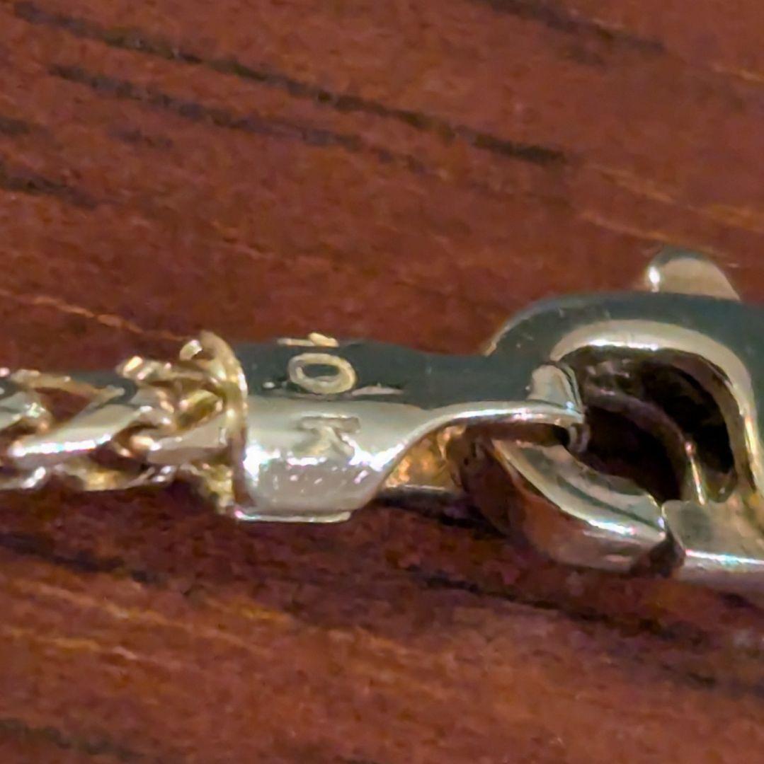 【50cm】アヴァランチ 10K イエローゴールド フランクリンネックレス