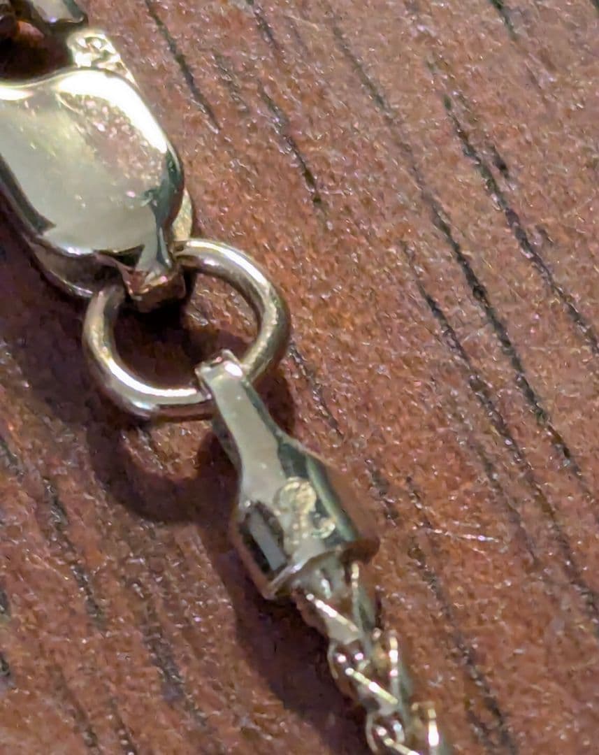 【50cm】アヴァランチ 10K イエローゴールド フランクリンネックレス