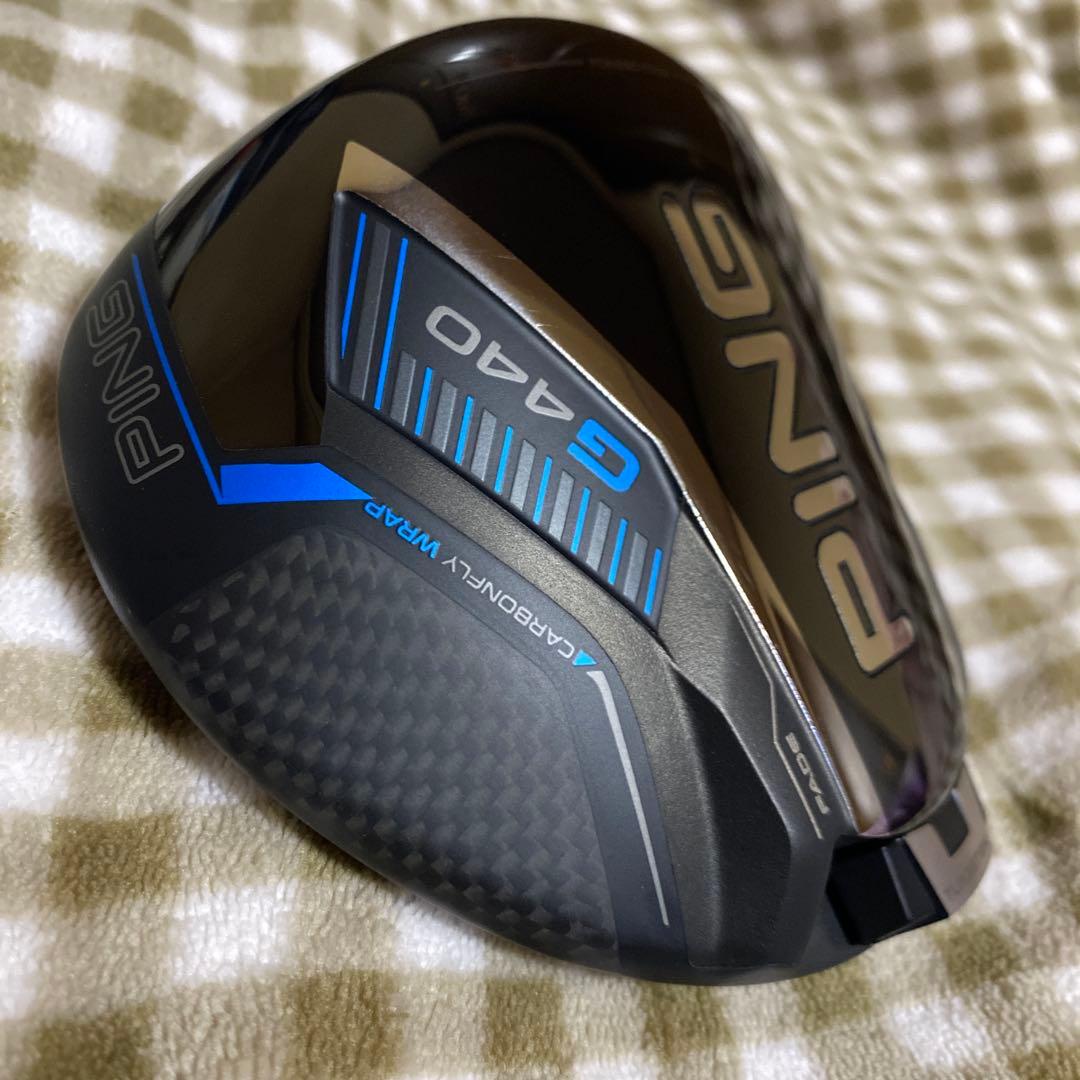 ほむ PING G440 MAX 10.5°ドライバー、ヘッドカバー付き。