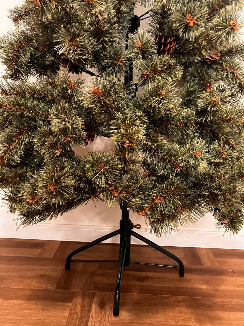 スタディオクリップ　ハーフクリスマスツリー　150cm